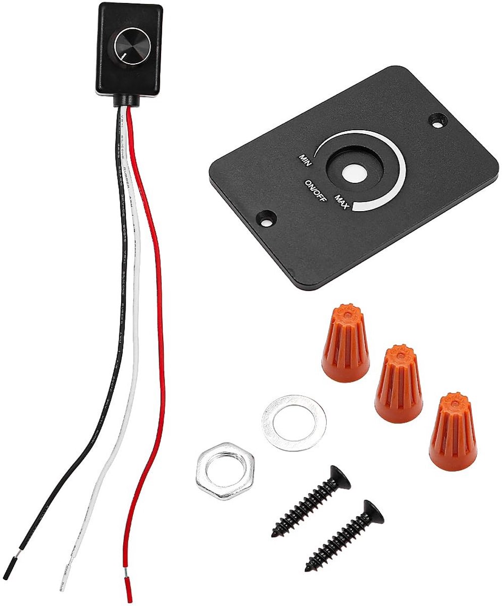 Allecto - 12V PWM LED Dimmer - Verstelbare Helderheid voor Camper, Boot en Truck - Eenvoudige installatie - Energiezuinig - Ideaal voor verlichting...
