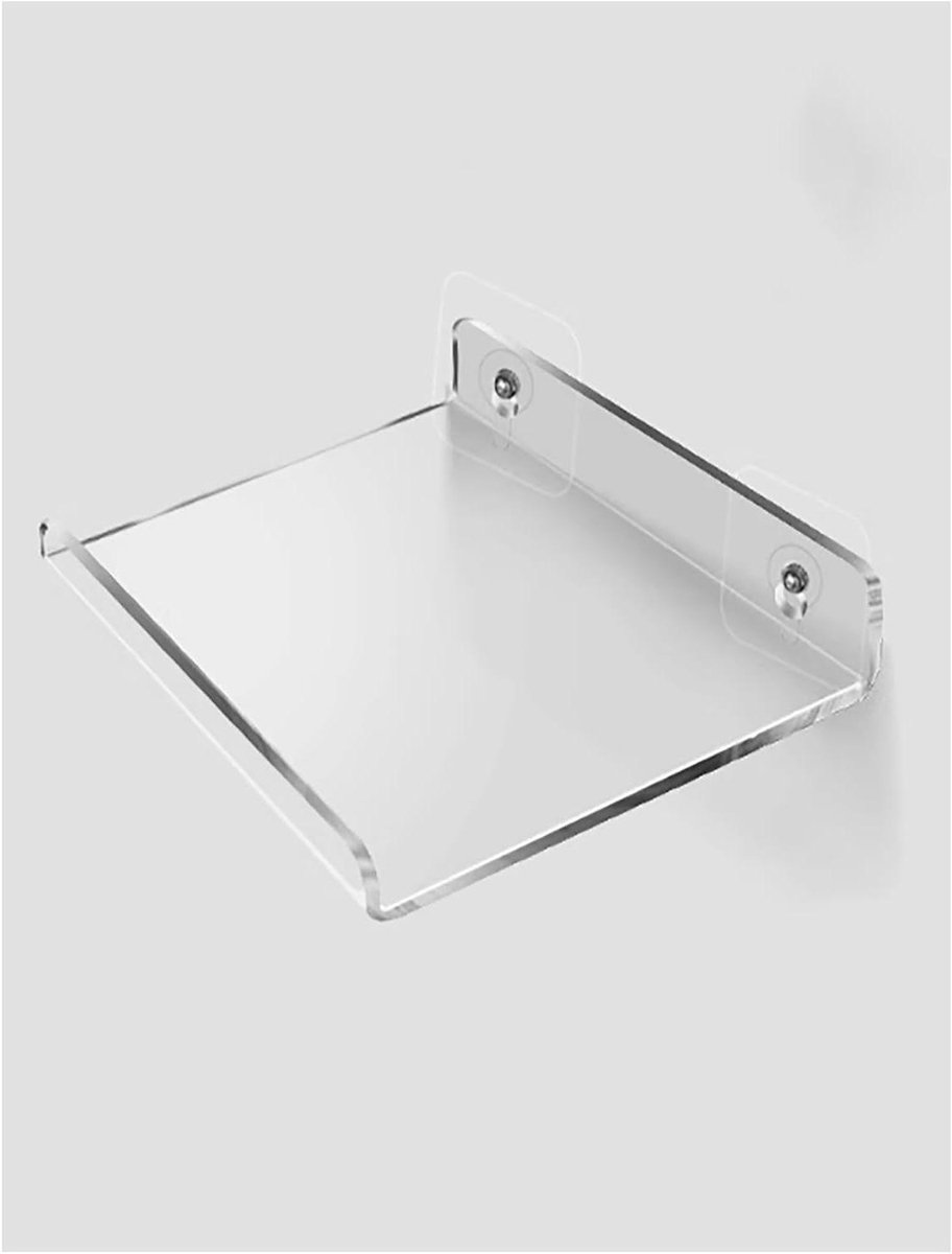 Aanrechtblad verlengstuk - U-vormig rek - Ruimte vergroten - Helder acrylmateriaal - 19.7x5.9x1.4 inch - Transparant
