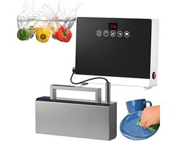 Draagbare Afwasmachine - Gootsteen Reiniger - Servies Reinigen - Multifunctionele Reiniging - 360 Watt - Zilver