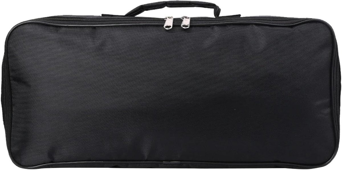 Pedaal Tas - Effecten Koffer - Muziek Transport - Grote Capaciteit - 45x20x8 cm - Zwart
