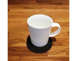 ServeWell Onderzetters Set - Bierviltjes - Tafel Beschermen - Acryl Materiaal - Rond - Mocha Brown