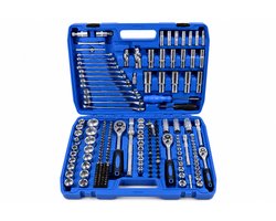 Mahn - Gereedschapskoffer 216-delige - dopsleutelset - doppenset - Torx - Schroevendraaierset - inbussleutels