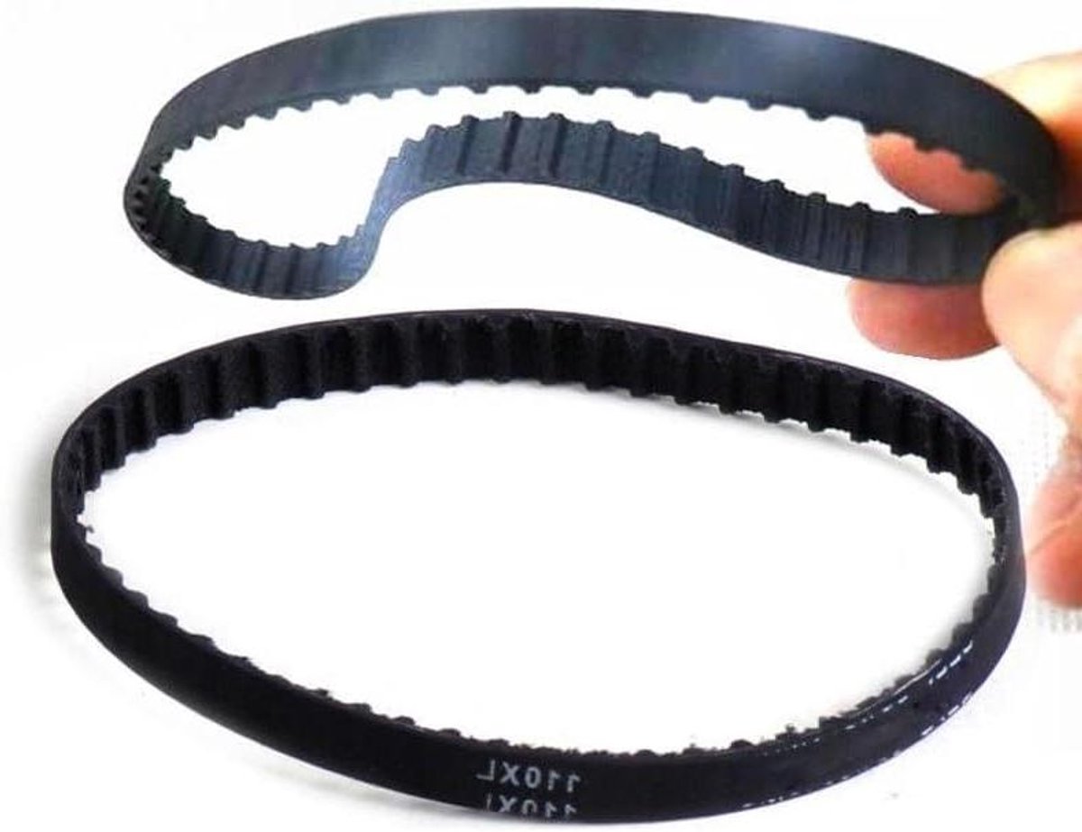 Tandriem Rubber - XL Riem - Slijpmachine Onderhoud - 55 Tanden Profiel - Ca. 279 mm Omtrek - Zwart