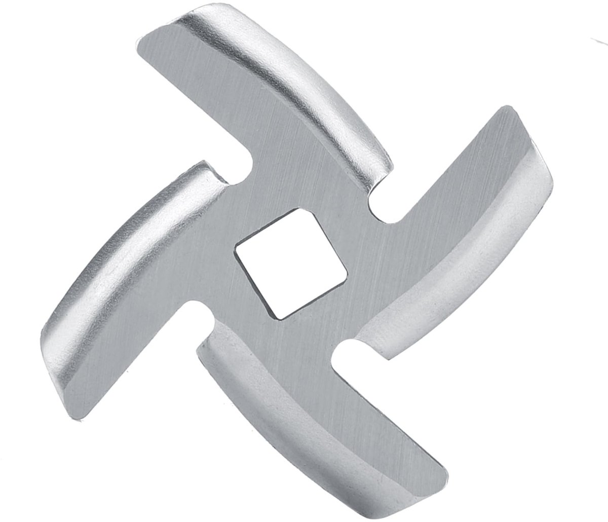 aladdien - Vleesmes - RVS vervangmes voor snijmachine - 46x46mm - Geschikt voor diverse snijmachines - Professionele kwaliteit - Perfect voor vlees ...
