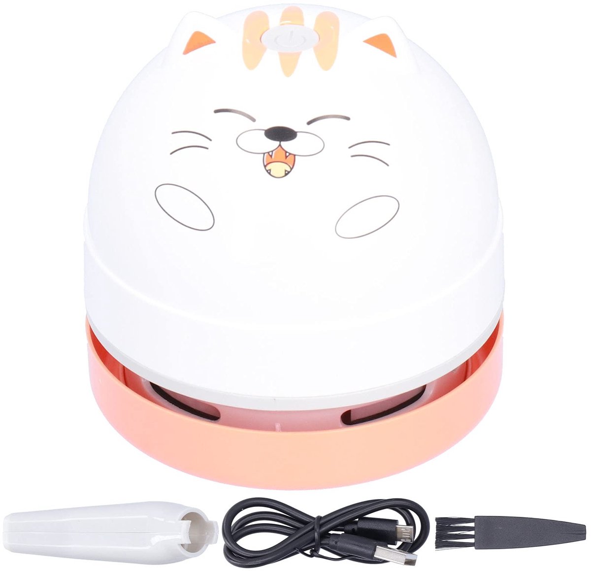 Golden crown - Mini Desktop Stofzuiger - USB Oplaadbare Duster - Schattig Dier Ontwerp - Compact en Lichtgewicht - Ideaal voor Kinderen - Multifunctione...