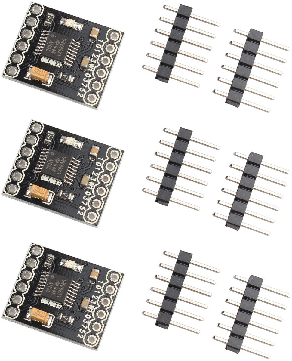 SPHProducts - H Bridge Motor Driver Module - 3 Stuks - Geschikt voor Arduino en 3D Printers - 1.5A Vermogen - Betrouwbare Sturing - Ideaal voor Project...