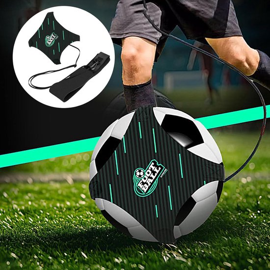 Voetbal Trainer - Traptechniek Heupriem - Voetbalvaardigheden Verbeteren - Automatisch Terugspeelmechanisme - Voor 3-5 Voetballen - Enkel kenmerk — afbeelding 5