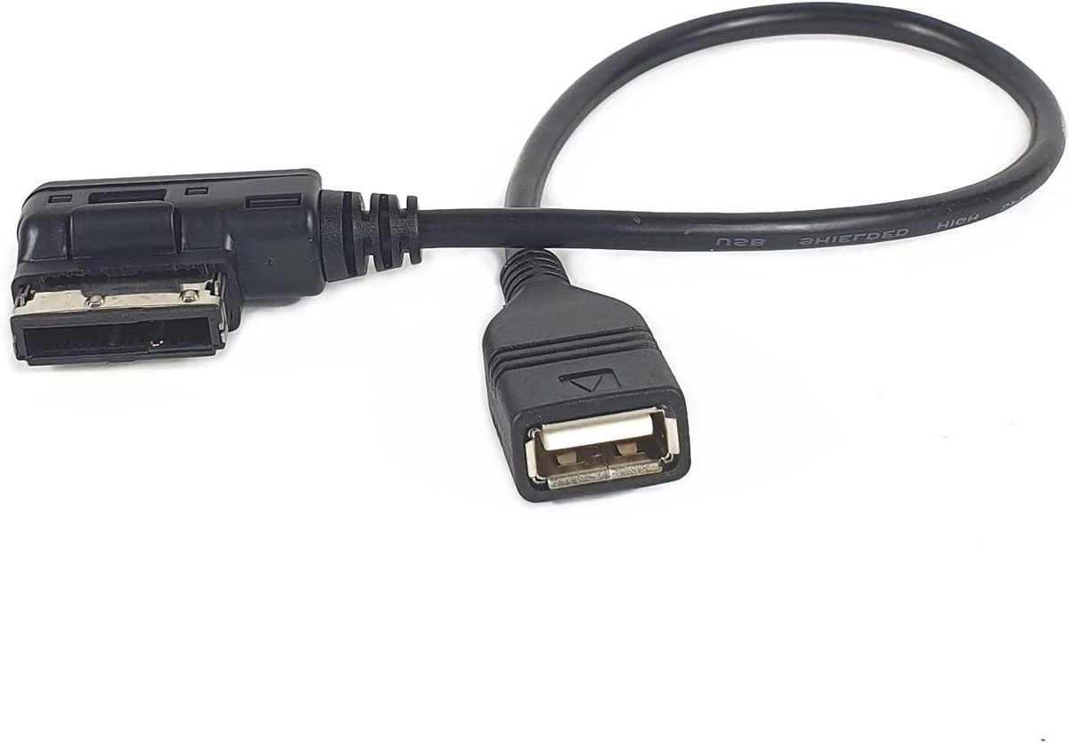 USB Adapter AMI - Muziek Streamer - Auto Muziek Afspelen - Playlist Weergave - 1 Aampère - Zwart