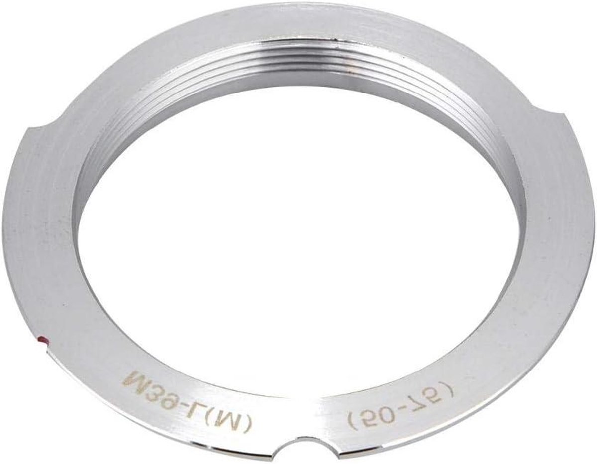 Lens Adapter Ring - Objectief Adapter - Fotografie - Aluminium Legering - 5 x 4 x 1 cm - Zilver