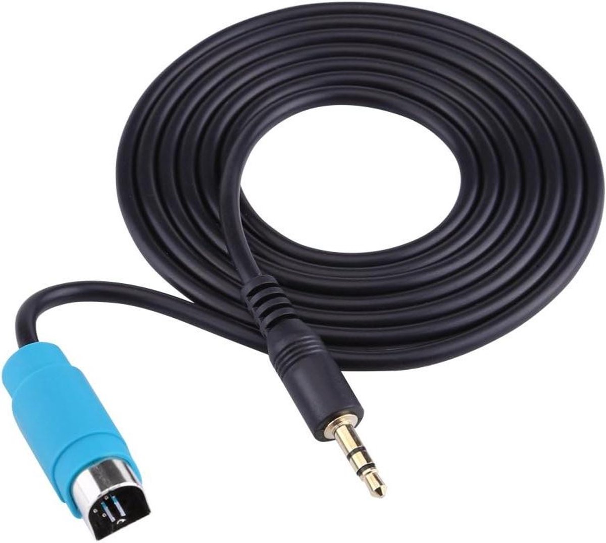 Audio Ingangskabel - AUX Adapter - Muziek Streamen - Twee Poorten - Niet Gespecificeerd - Zwart