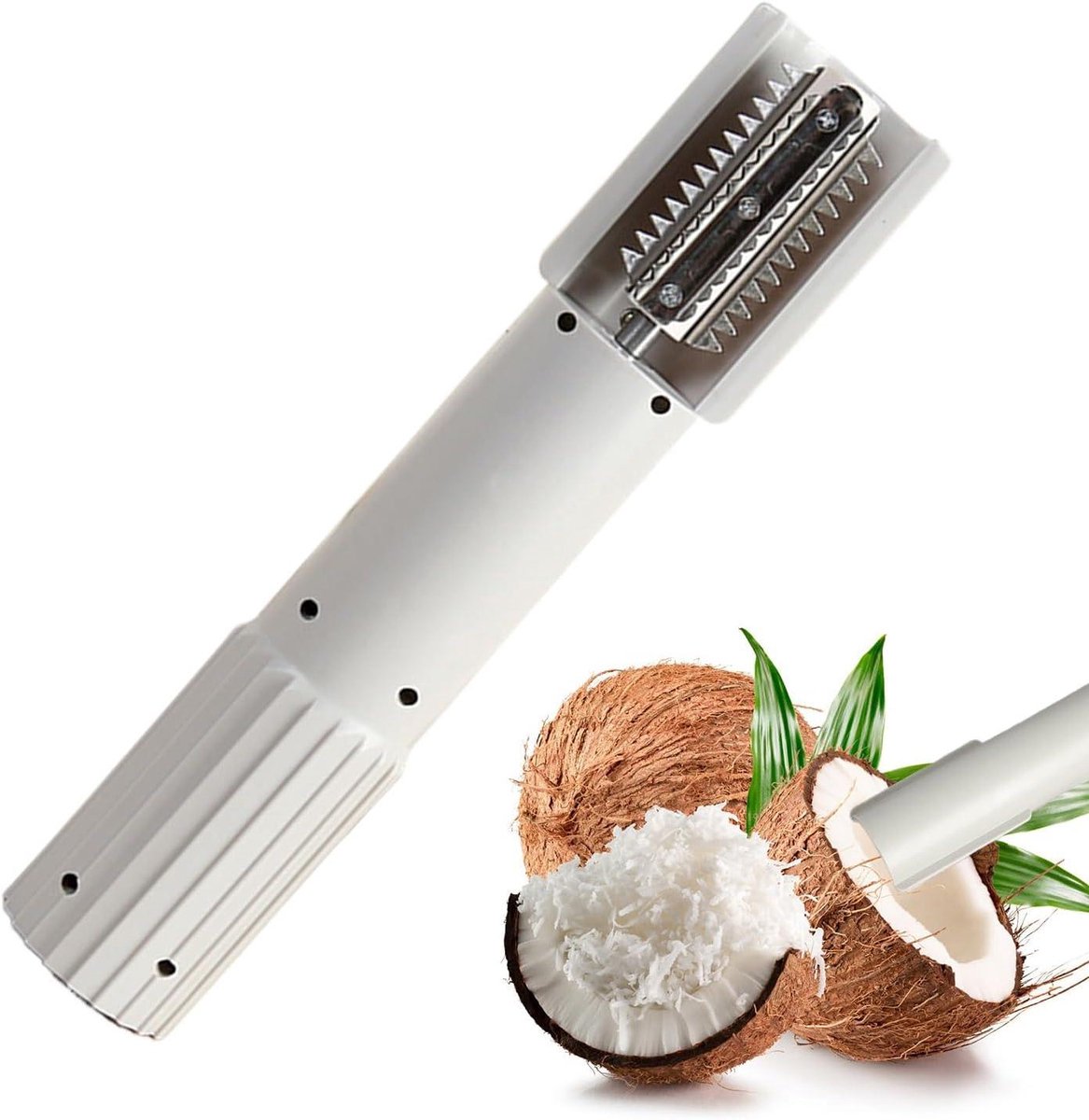 Elektrische Rasp - Keuken Rasp - Snel Groenten Raspen - Draadloos Gemak - 24.5 cm - Romig