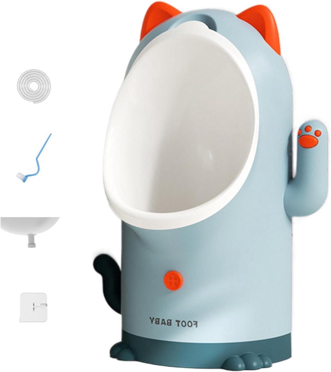 Kinder Urinaal - Potjestraining Jongens - Zindelijkheidstraining - Flexibele Hoogte - 43 cm - Blauw