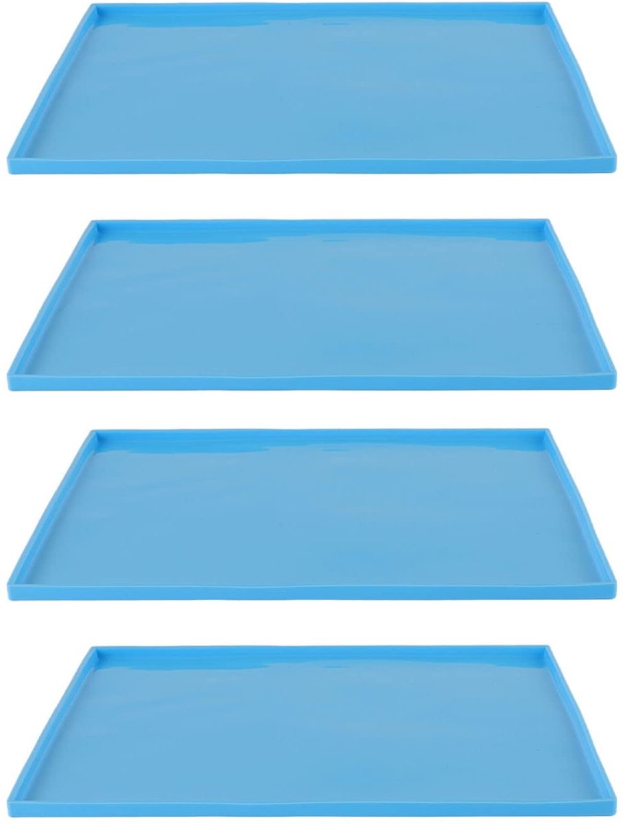 SVGCommerce - Dehydratorbladen - Siliconen dehydratorpads - BPA-vrij en veilig - Blauw - Voorkomt plakken - Perfect voor fruitrollen en fruitleer - Ge