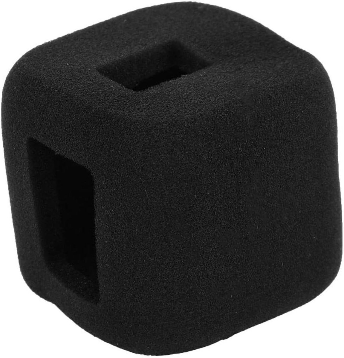 Spons Windscherm - Camera Foam - Ruis Verminderen - Veilige Pasvorm - 1x1x1 cm - Zwart
