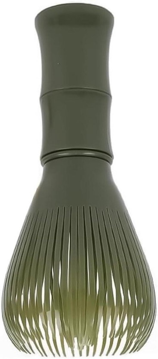 Matcha kwastblender - Theegarde - Bamboe - Matchapoeder - Latte - Bakken - Etiquettetool - Ergonomische handgreep - Draagbaar - Afneembaar - Geschikt voor - Groen - Model