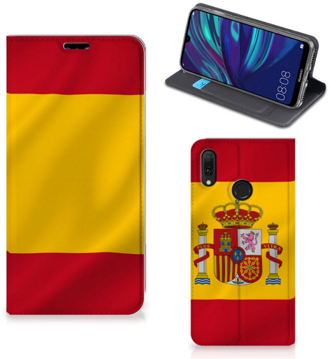 Huawei Y7 hoesje Y7 Pro (2019) Standcase Spanje