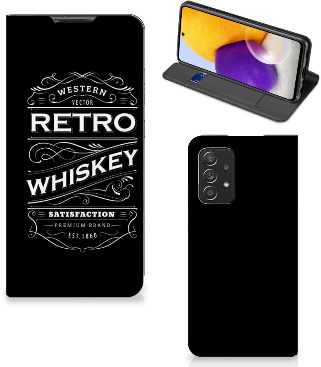 Samsung Galaxy A72 (5G/4G) Flip Style Cover Whiskey
