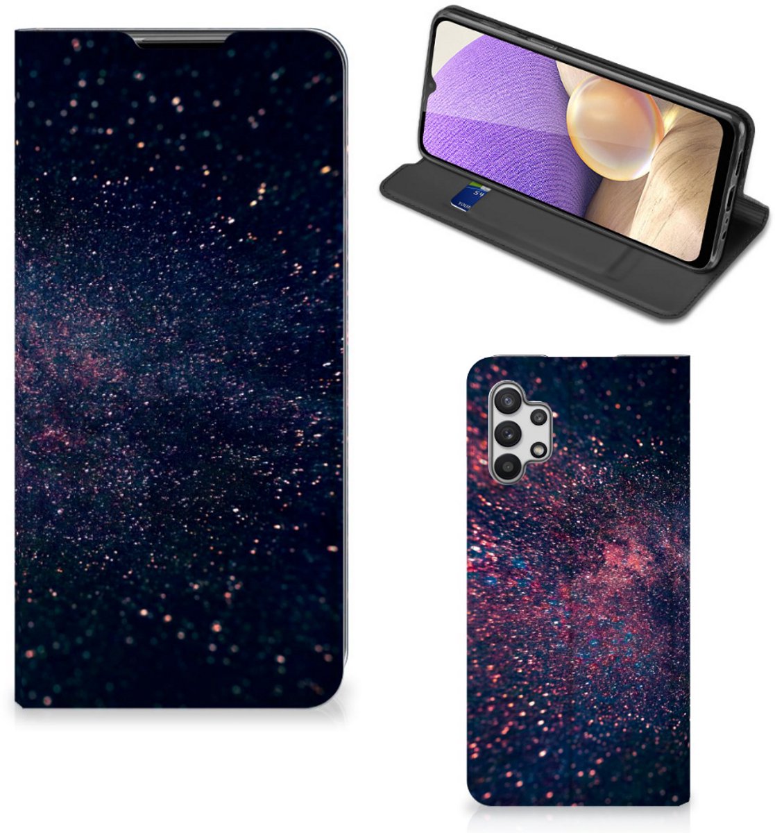 Samsung Galaxy A32 5G Stand Case Stars