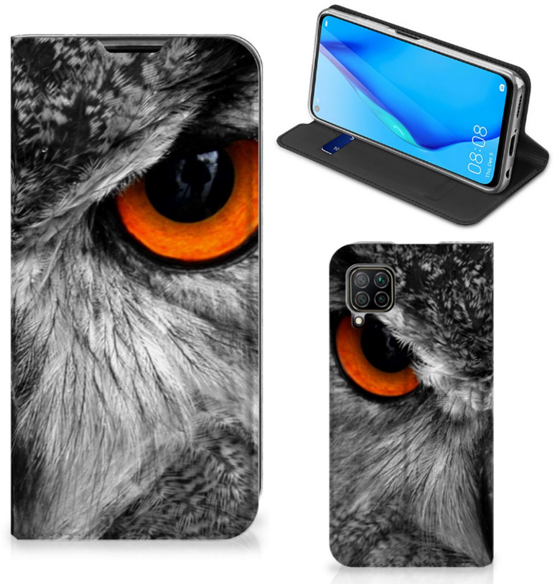 Huawei P40 Lite Hoesje maken Uil