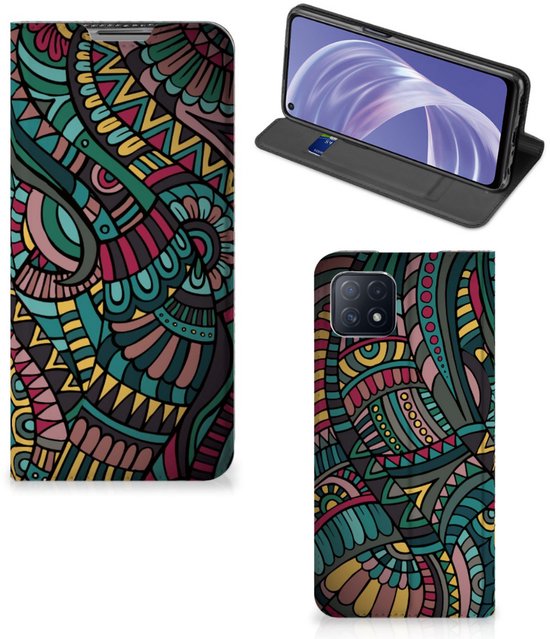 Housse de téléphone OPPO A73 5G Smart Cover Aztec