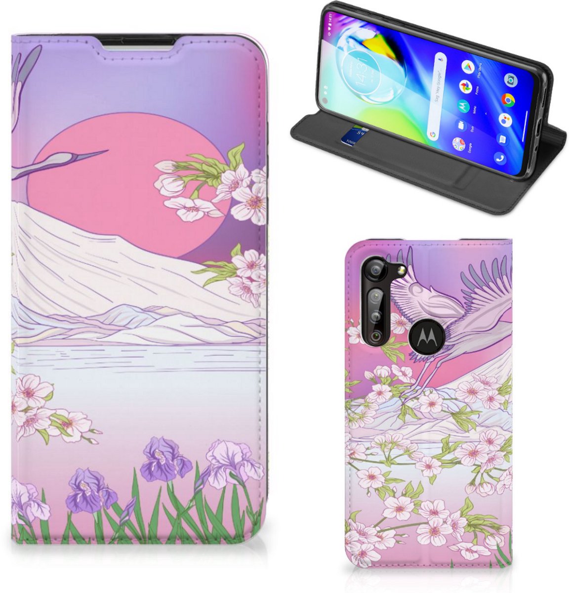 Motorola Moto G8 Power Hoesje maken Bird Flying
