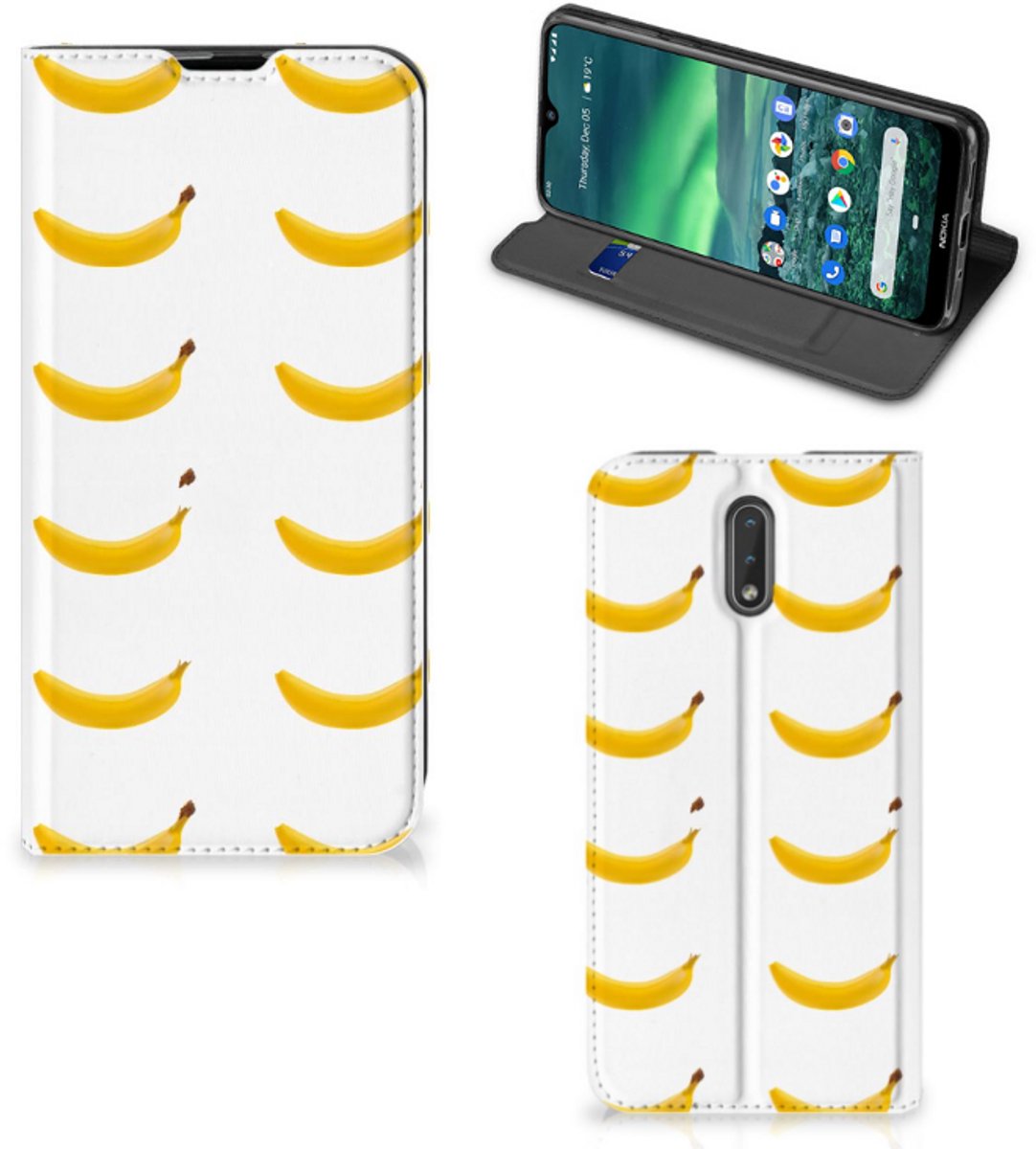 Nokia 2.3 Flip Style Cover Banana
