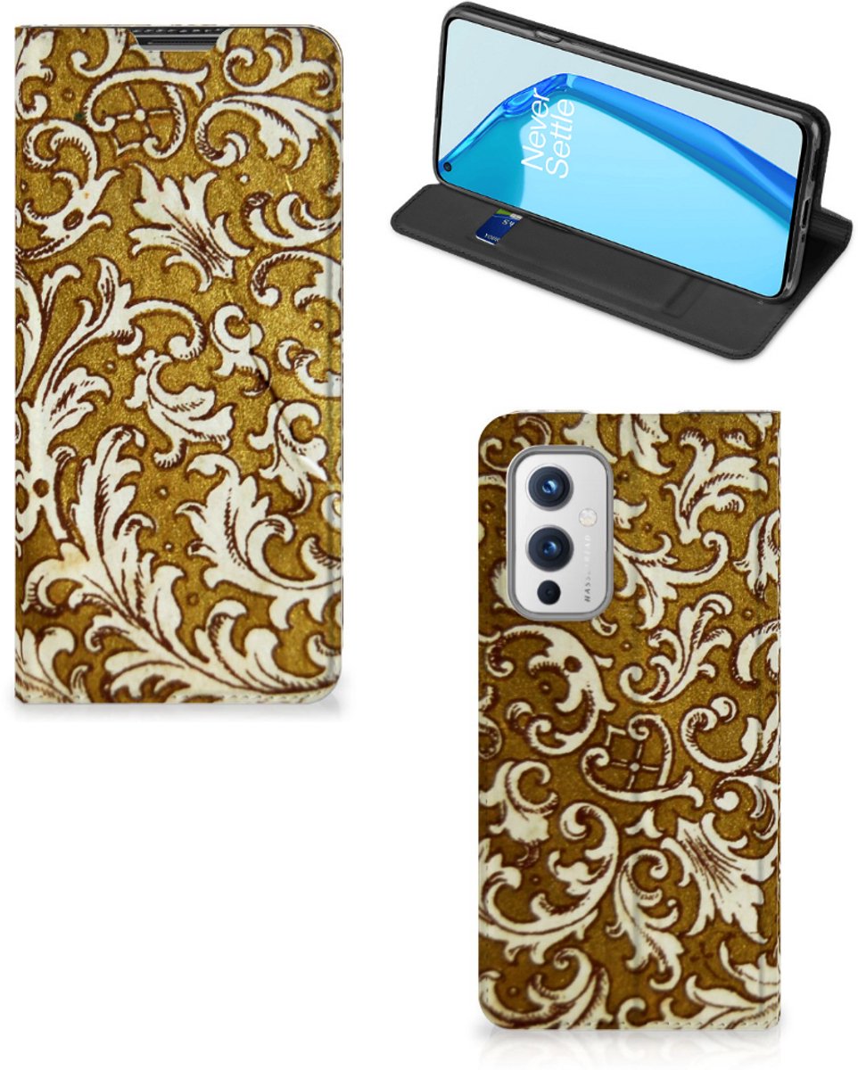 Telefoon Hoesje OnePlus 9 Barok Goud