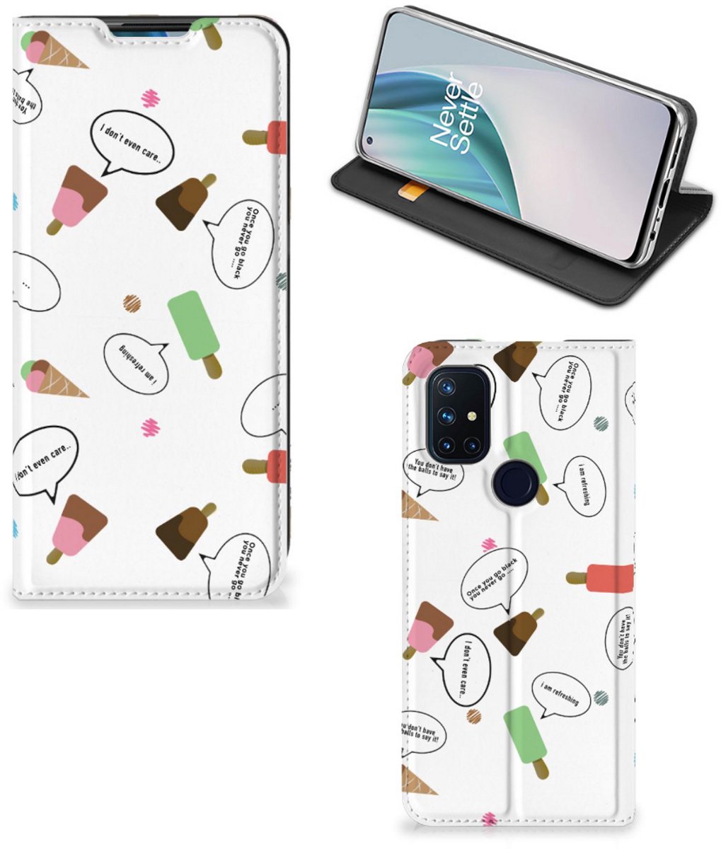 OnePlus Nord N10 5G Flip Style Cover IJsjes