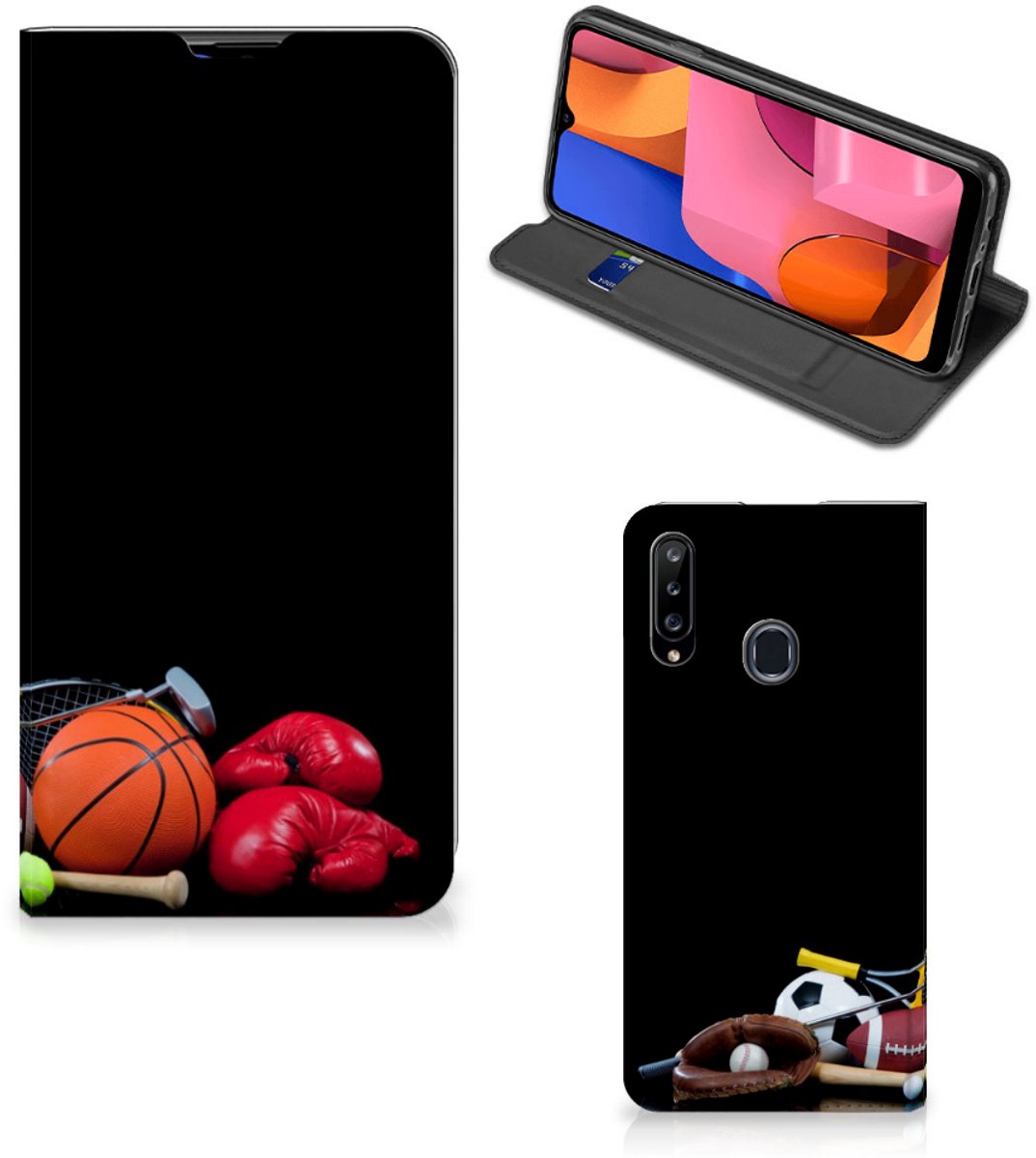 Samsung Galaxy A20s Hippe Standcase Sports