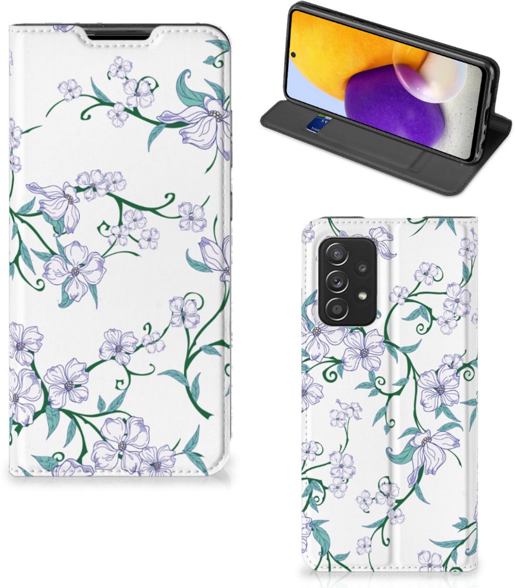 Samsung Galaxy A72 (5G/4G) Uniek Smart Cover Blossom White