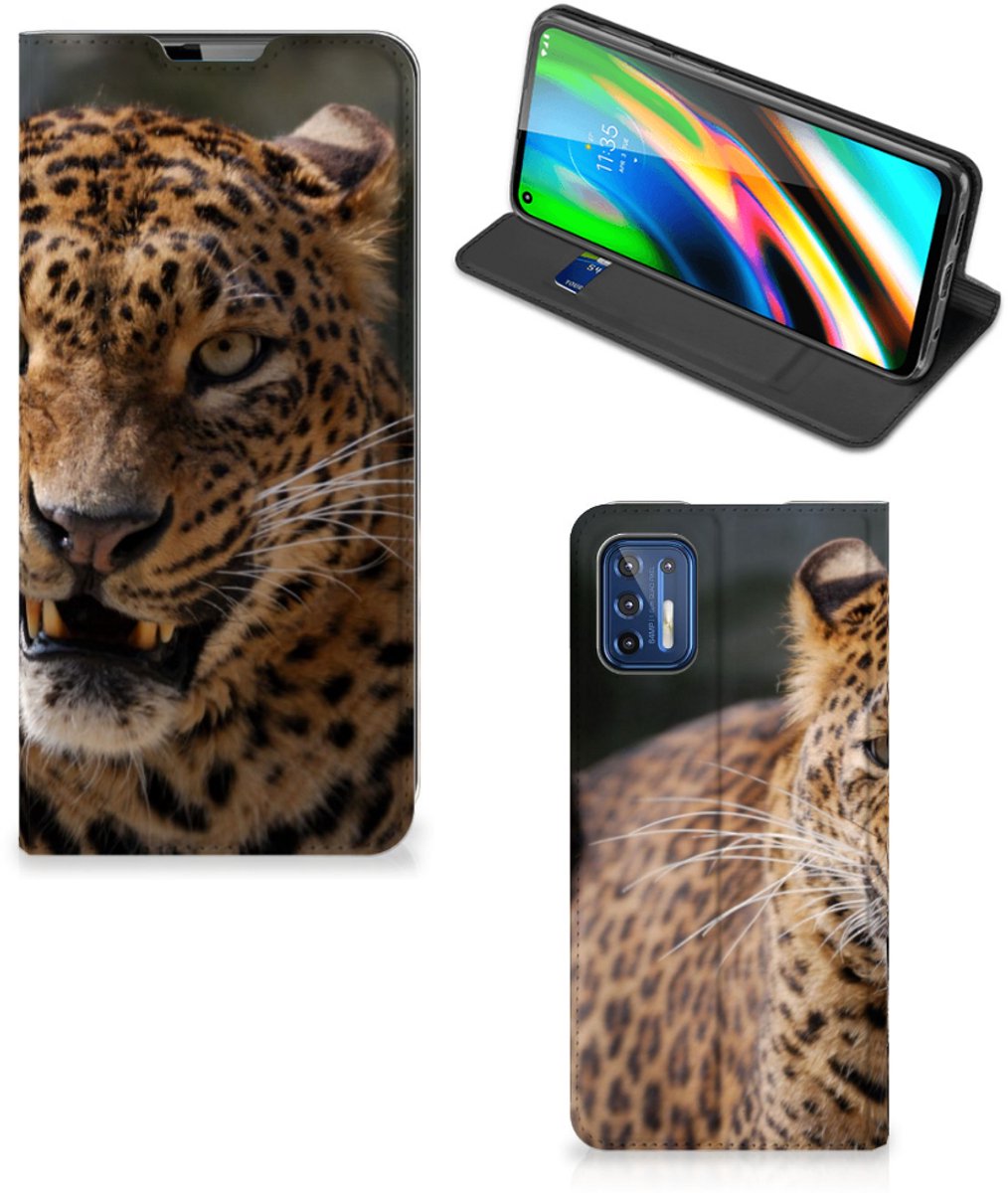Motorola Moto G9 Plus Hoesje maken Luipaard