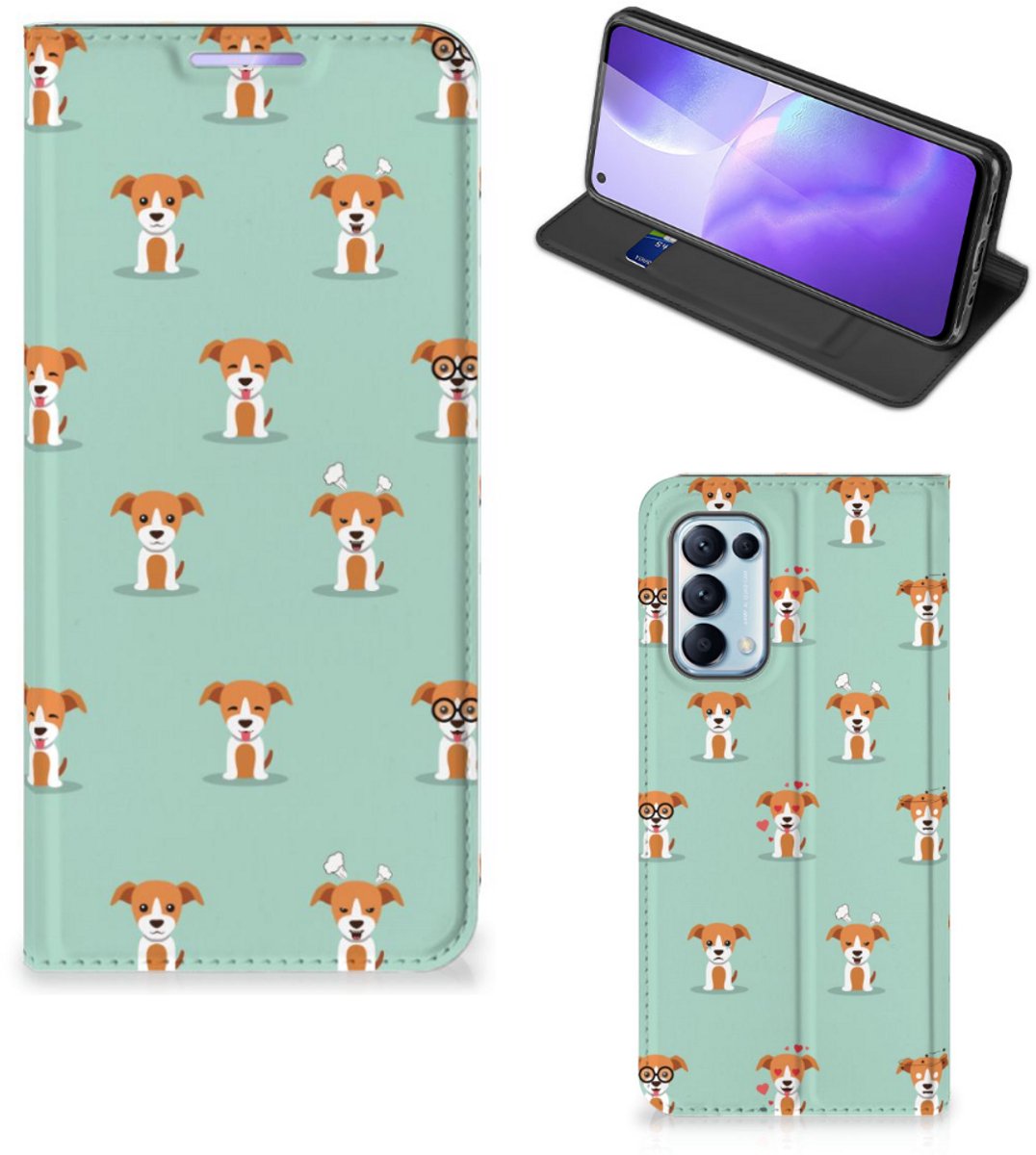 OPPO Find X3 Lite Hoesje maken Pups