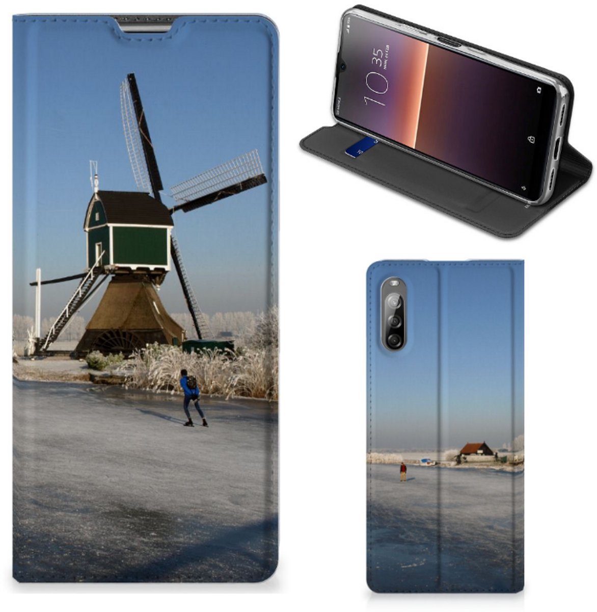 Sony Xperia L4 Book Cover Schaatsers