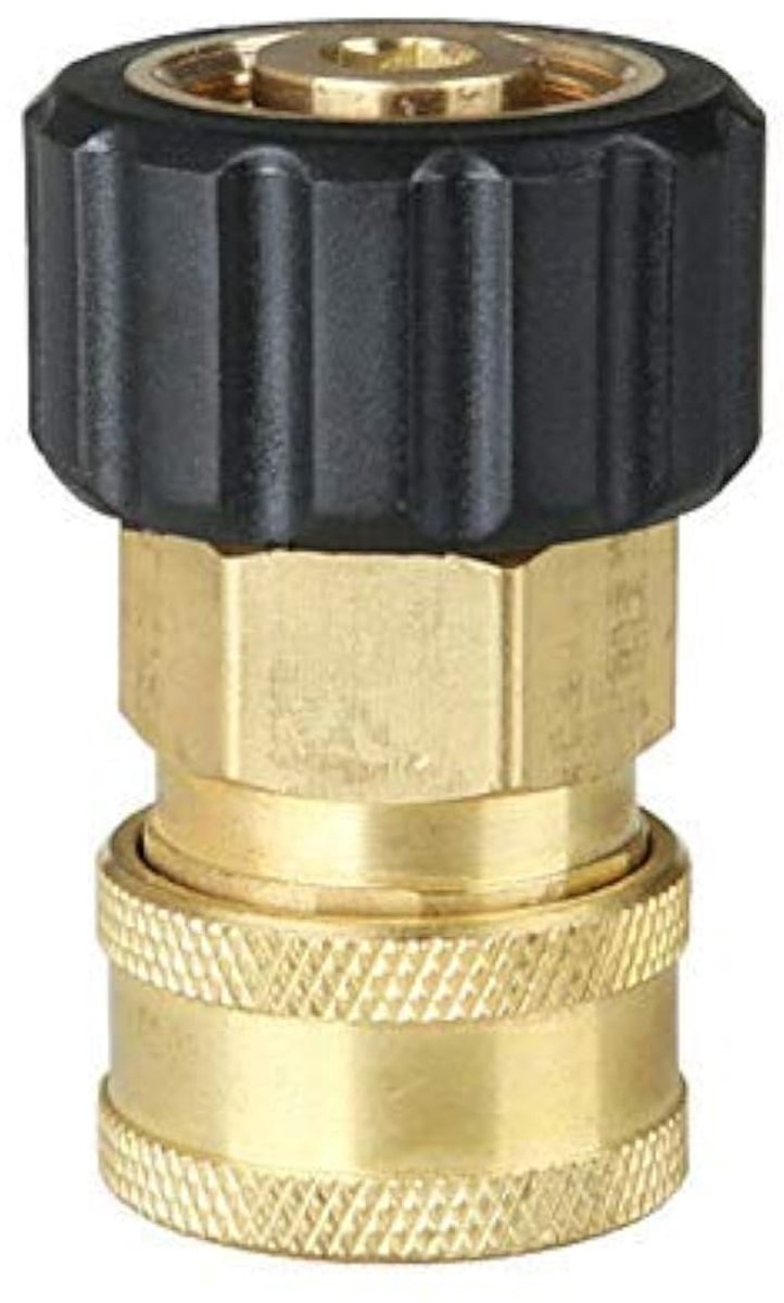POWERTOOL M22 naar 1/4" Quick Release Adapter - Messing, Hoogdrukslangverbinder