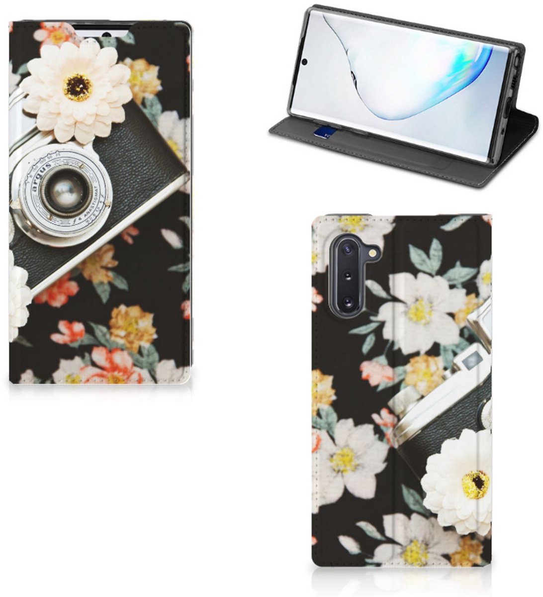 Samsung Galaxy Note 10 Stand Case Vintage Camera