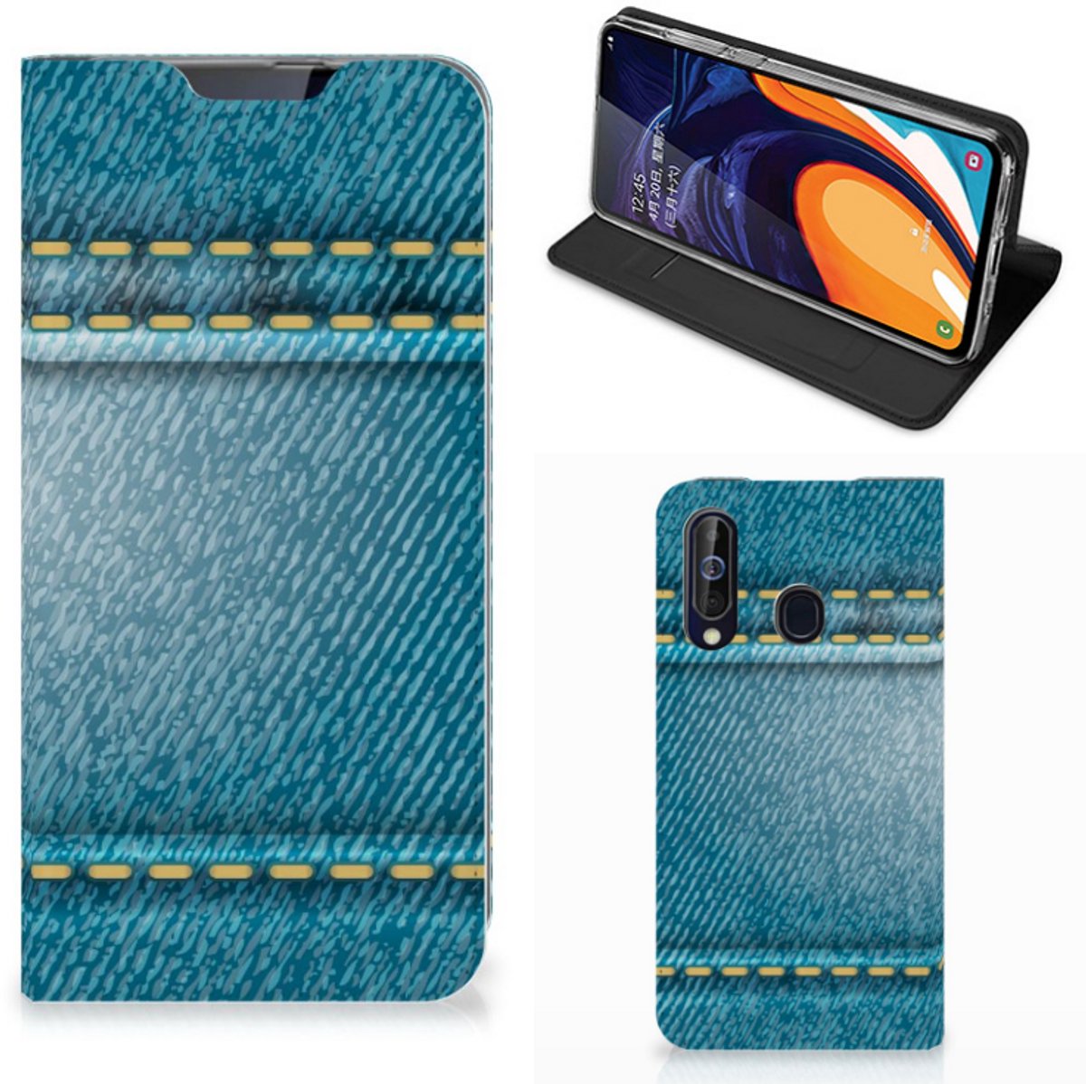 Samsung Galaxy A60 Hippe Standcase Jeans