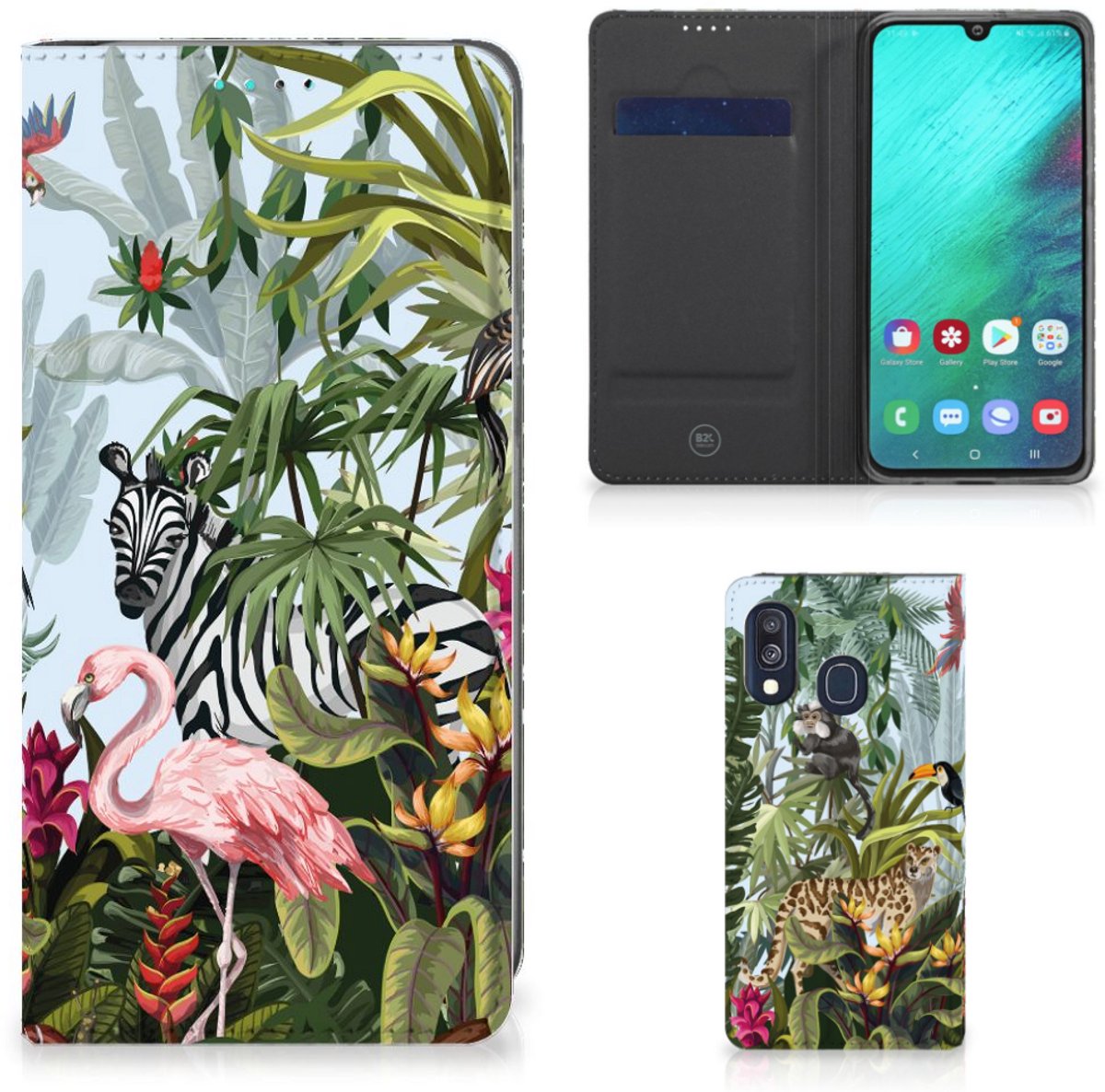 Hoesje maken voor Samsung Galaxy A40 Jungle