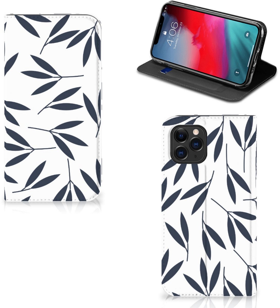 Apple iPhone 11 Pro Smart Cover Leaves Blue