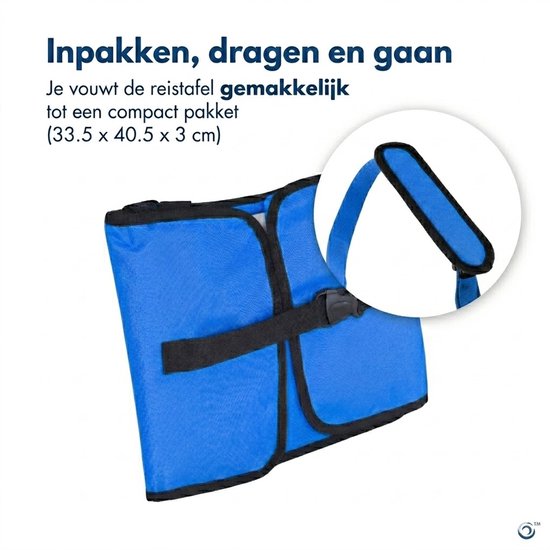 CenZ® Reistafel voor Kinderen, Tekentafel, Tablethouder, Auto en Vliegtuig Reistafel voor Kinderen, Opvouwbaar, Autotafel, Organizers, Speeltafel, Eettafel, Auto Organizer voor Kinderen, BLAUW — afbeelding 3