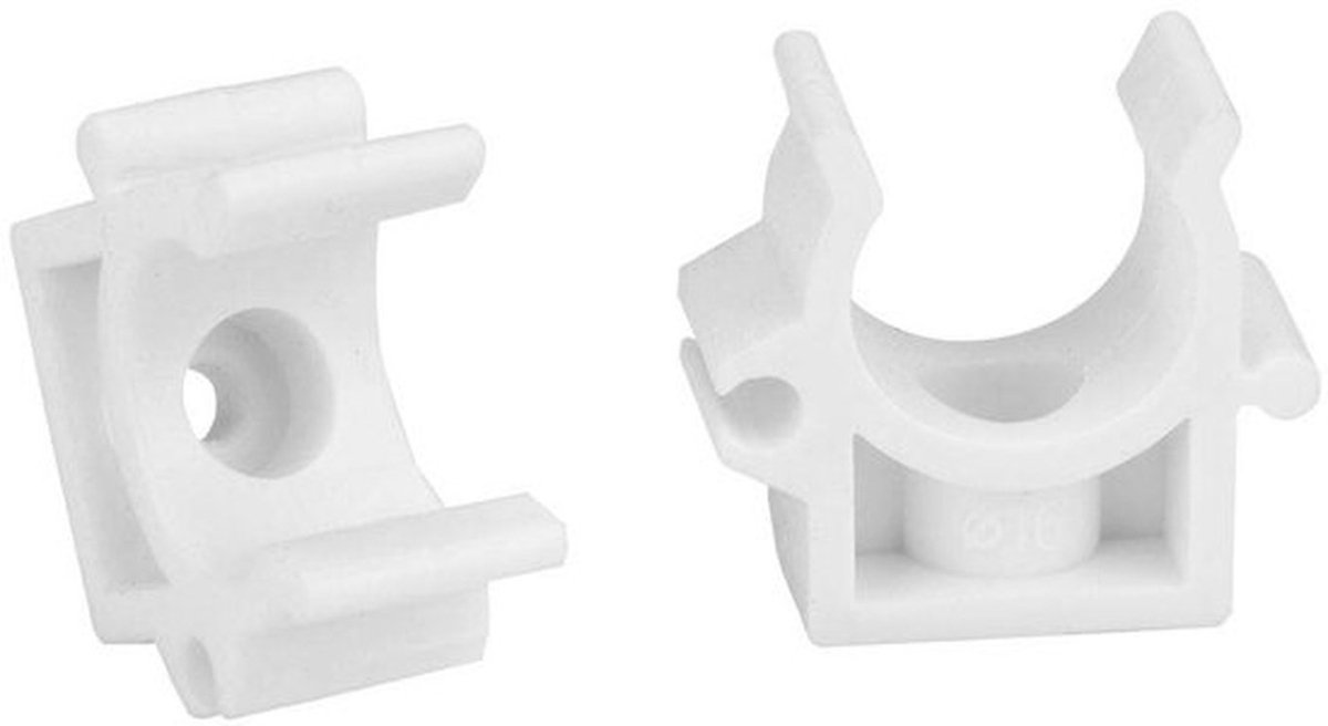 20 stuks U-vormige klemmen en clips combinatie met vis 16/20/25/32mm (16mm)