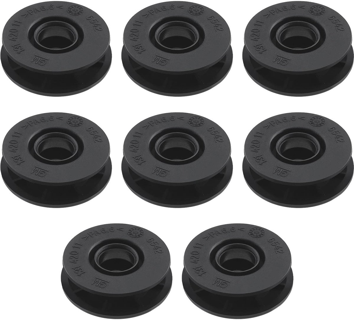 Vlemico - Auto Vloermat Clips - Anti-Slip Tapijt Clips - Zwart - Bevestigingsclips - 8 Stuks