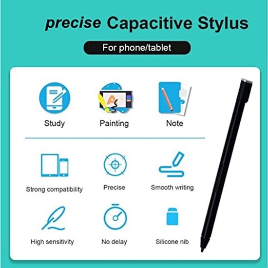 By shayne - Active Capacity Pen - Stylus Pen voor Yoga C930 - 4096 Niveau - Aluminiumlegering - Tablet Active Stylus Pen - Geschikt voor C930 - Model. — afbeelding 5