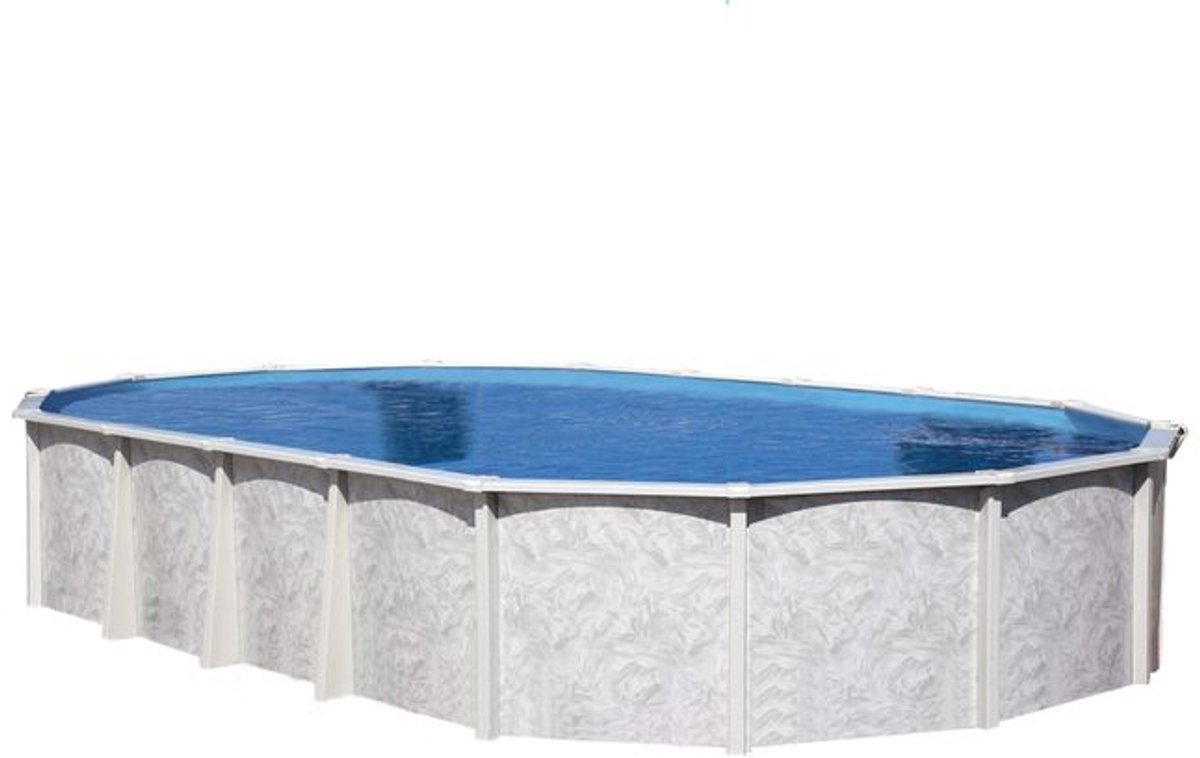 Interline Stalen zwembad Diana Ovaal 7,30 x 3,60 m Premium Pakket