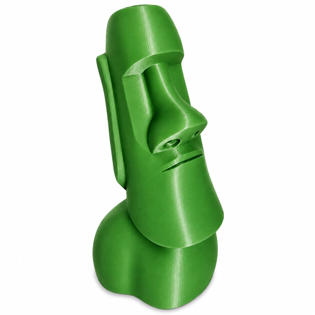 Moai Beeld Spaarpot - Design Piggy Bank - Decoratieve Geldpot Voor Kinderen En Volwassenen - Modern Paaseiland Beeld - Unieke Cadeau Ideeën - 15 X 13 X 22 CM - Groen