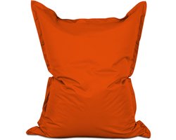 Lumaland - Grote luxe XXL zitzak - 380 liter vulling - 140 x 180 cm - geschikt voor Indoor & Outdoor - verkrijgbaar in verschillende kleuren - Oranje