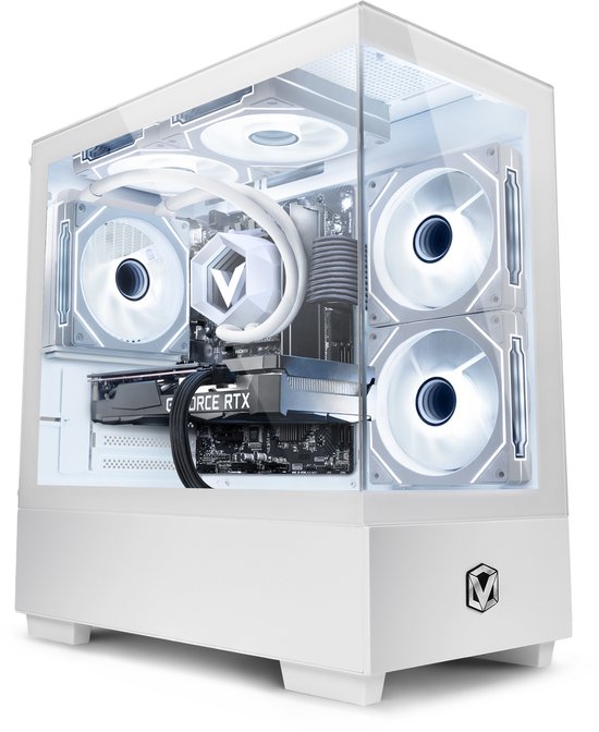 Vibox Gaming PC - Ryzen 7 5700X - RTX 3050 - 16GB RAM - 500GB SSD - Windows 11 - WiFi 6 + Bluetooth 5.4 - Waterkoeling