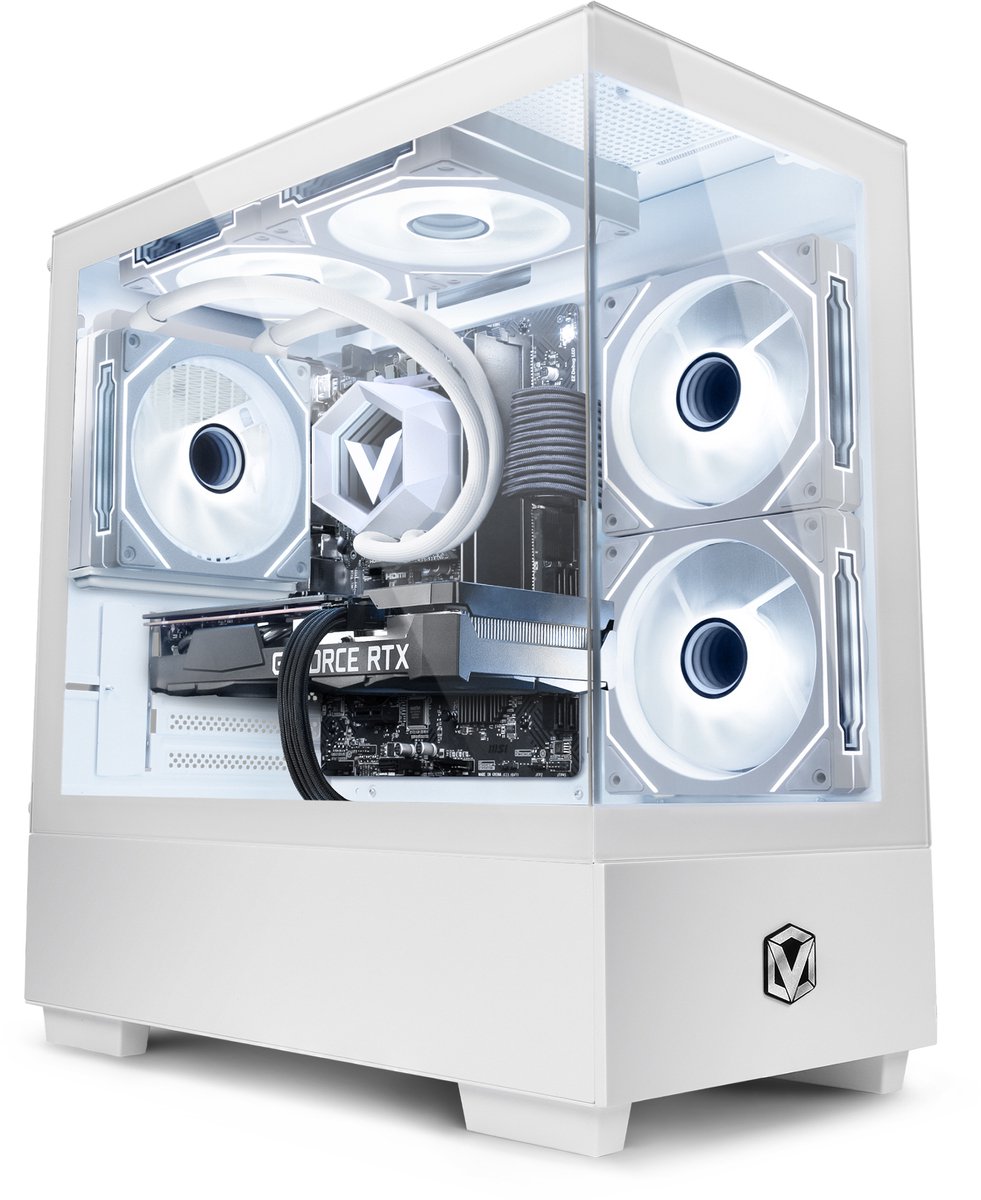 Vibox Gaming PC - Ryzen 7 5700X - RTX 3050 - 16GB RAM - 500GB SSD - Windows 11 - WiFi 6 + Bluetooth 5.4 - Waterkoeling