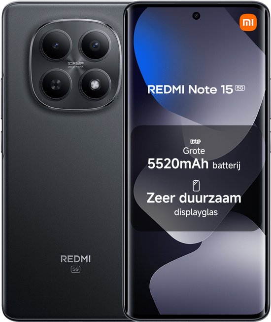 Xiaomi Redmi Note 15 128GB Zwart 5G