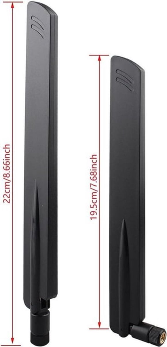2 Stuks 4G LTE Antenne SMA Mannelijke 10dBi Compatibel met Vodafone EE O2 Drie Huawei Netgear ZTE Router Gateway Modem Trail Camera