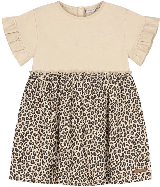 Prénatal baby jurk - Meisjes - Beige - Maat 68